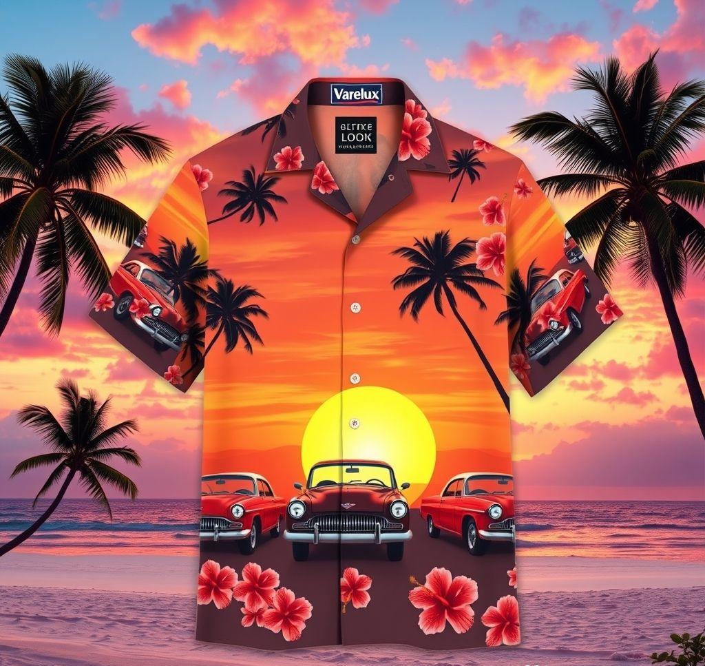 Vibrant Tropical Hawaiian Shirt for a Paradise Aesthetic
