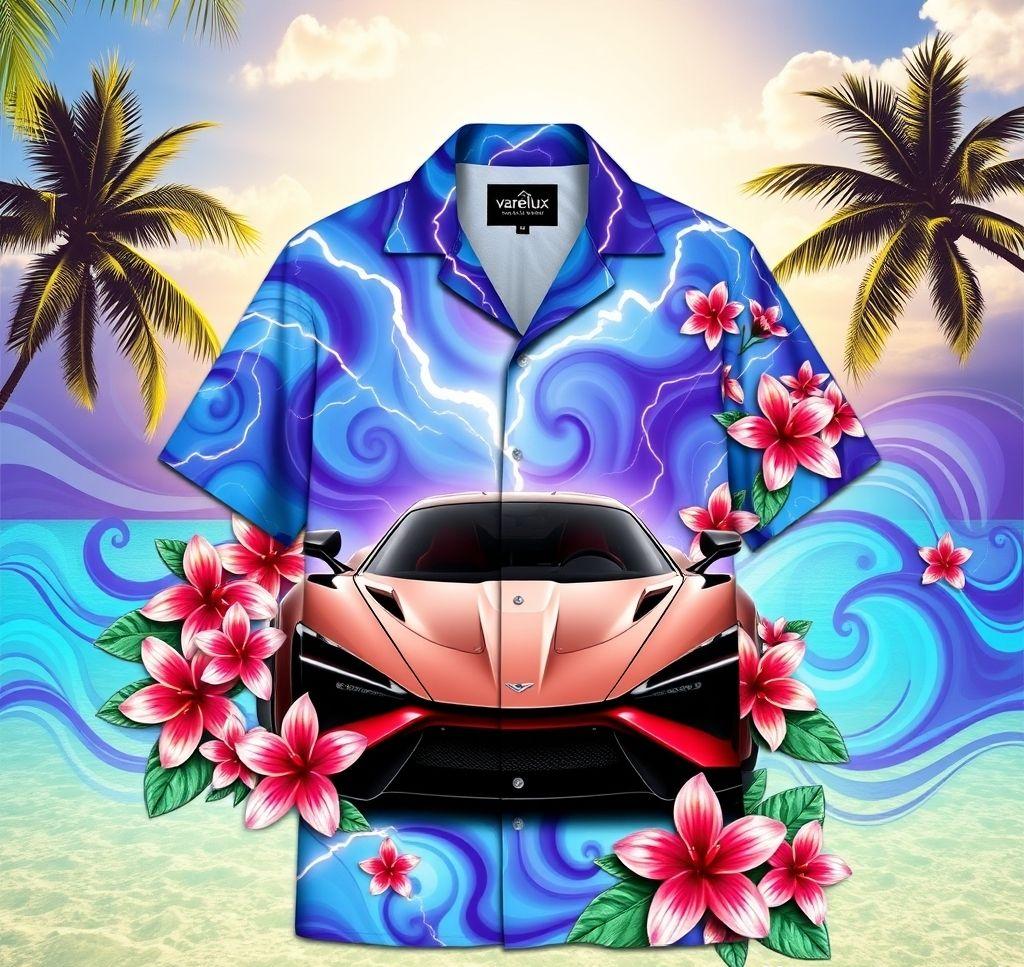 Rimac Nevera Hawaiian Shirt Exciting Summer Design