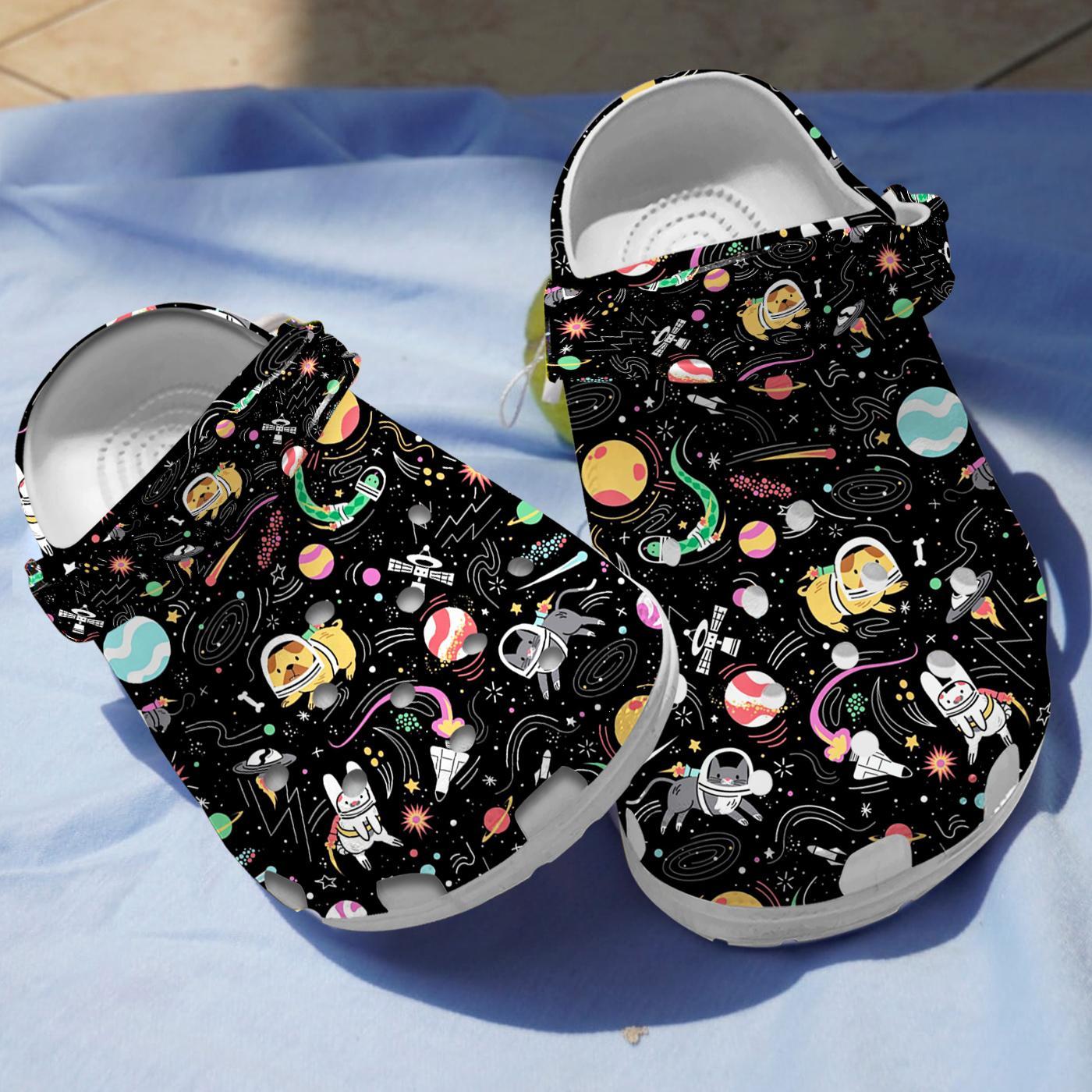 Cat Space Slippers