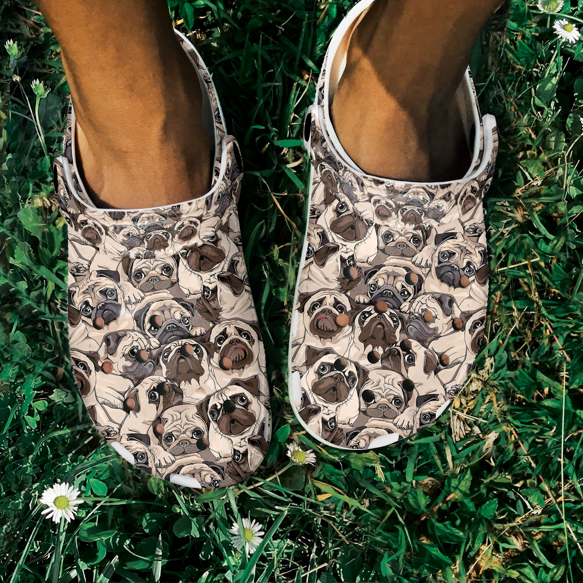 So many Pugs Clogs