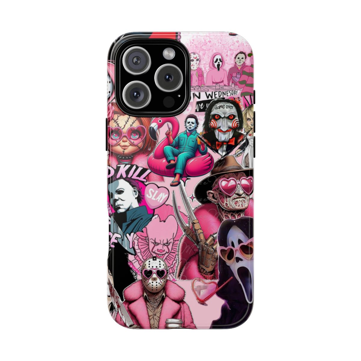 Halloween Horror Character Collage Phone Case