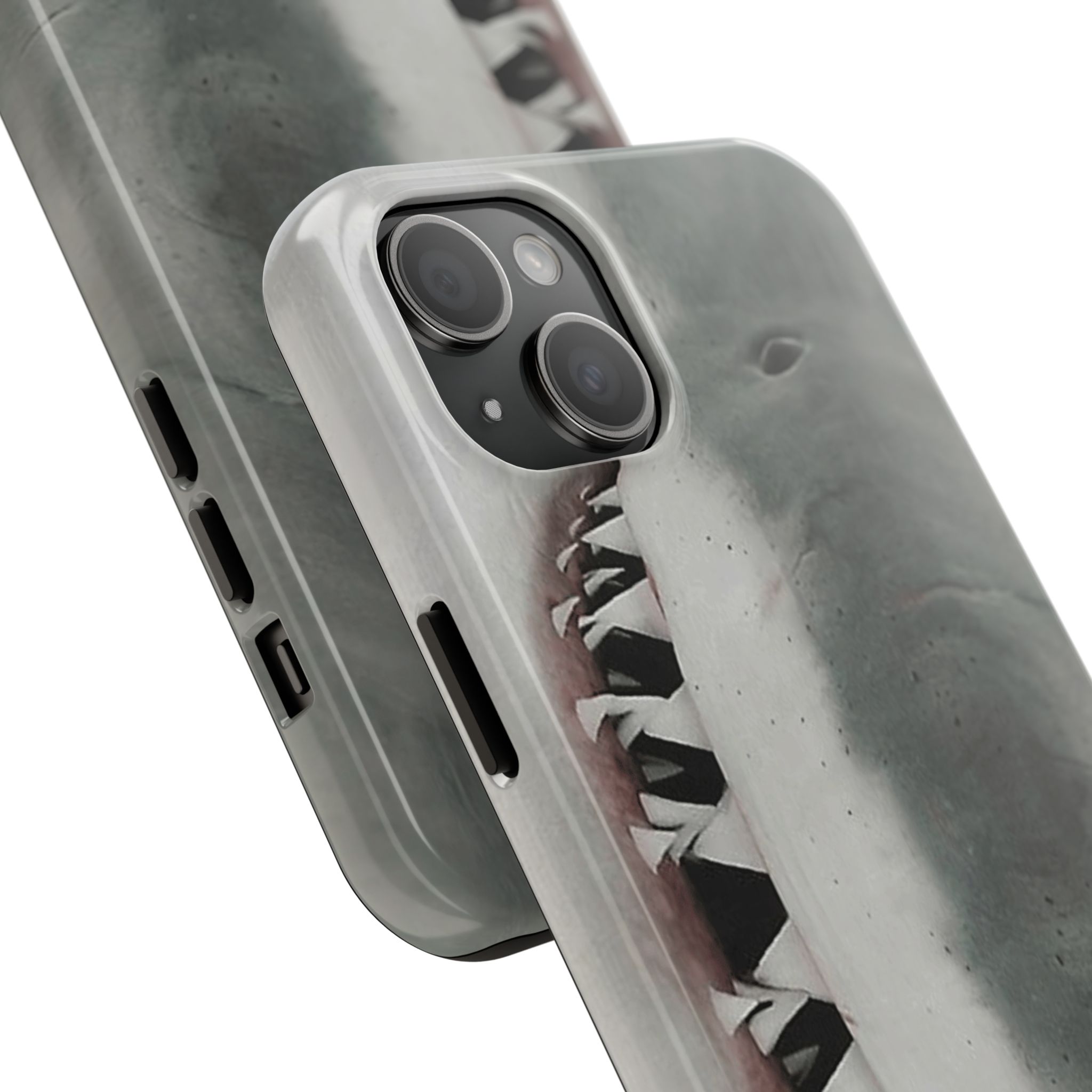 Cute Funny Shark Face 3D Texture