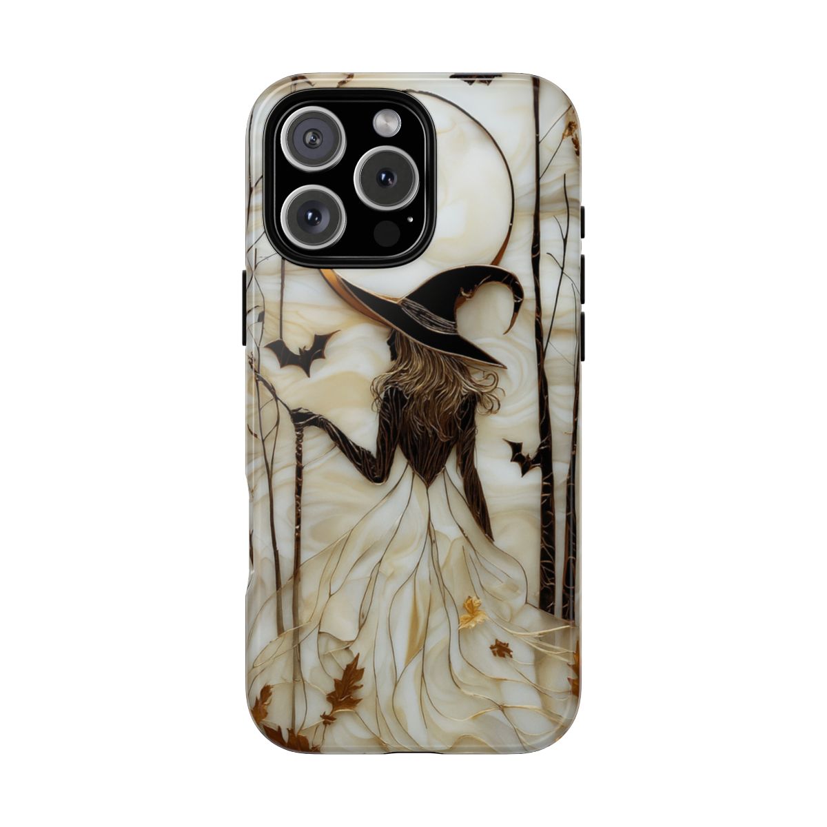 Elegant Witch Art Phone Case for Halloween