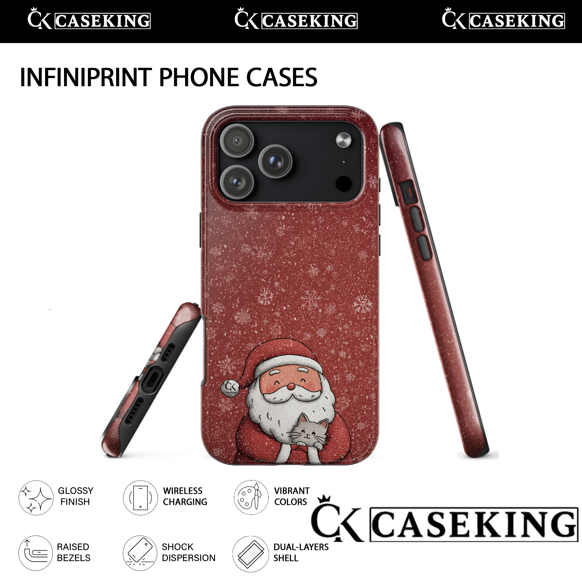 Santa Love – Stylish case for Christmas