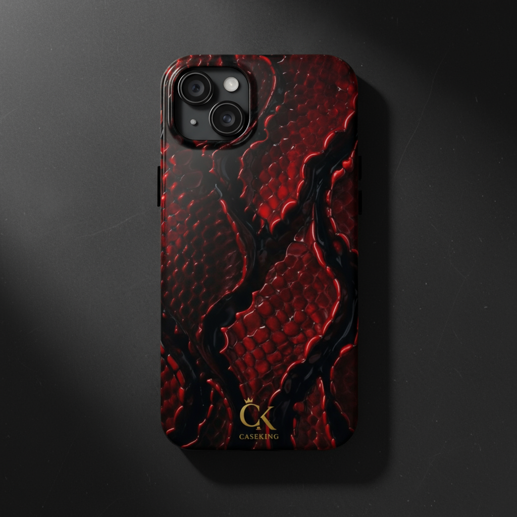 Ruby Snake Skin 3D Texture Luxury Exotic Material