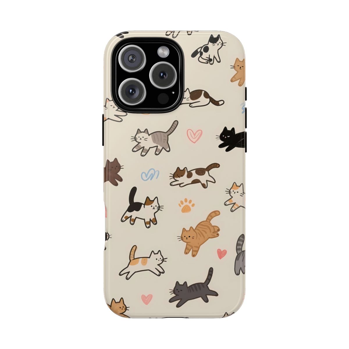 Kitten Cat Phone Case, Aesthetic Cat Case, Kawaii Cat Phone Cover - Phone Case