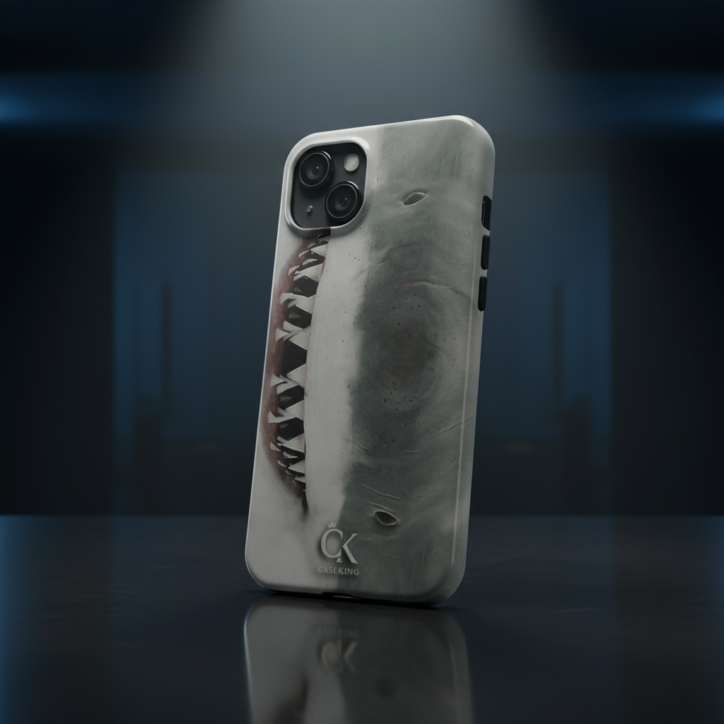 Cute Funny Shark Face 3D Texture