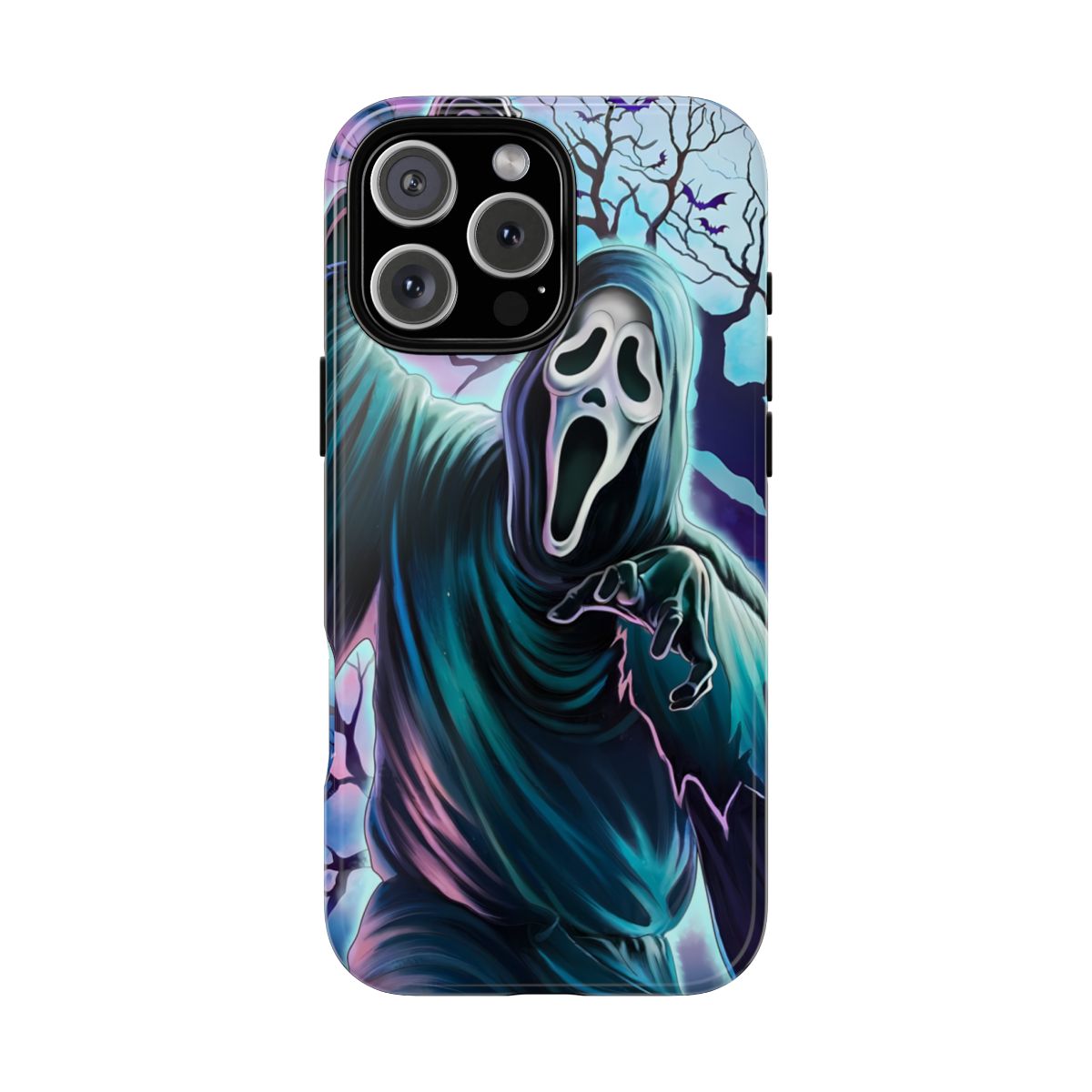Scary Ghostface Scream Horror Cover, Halloween Phone Case