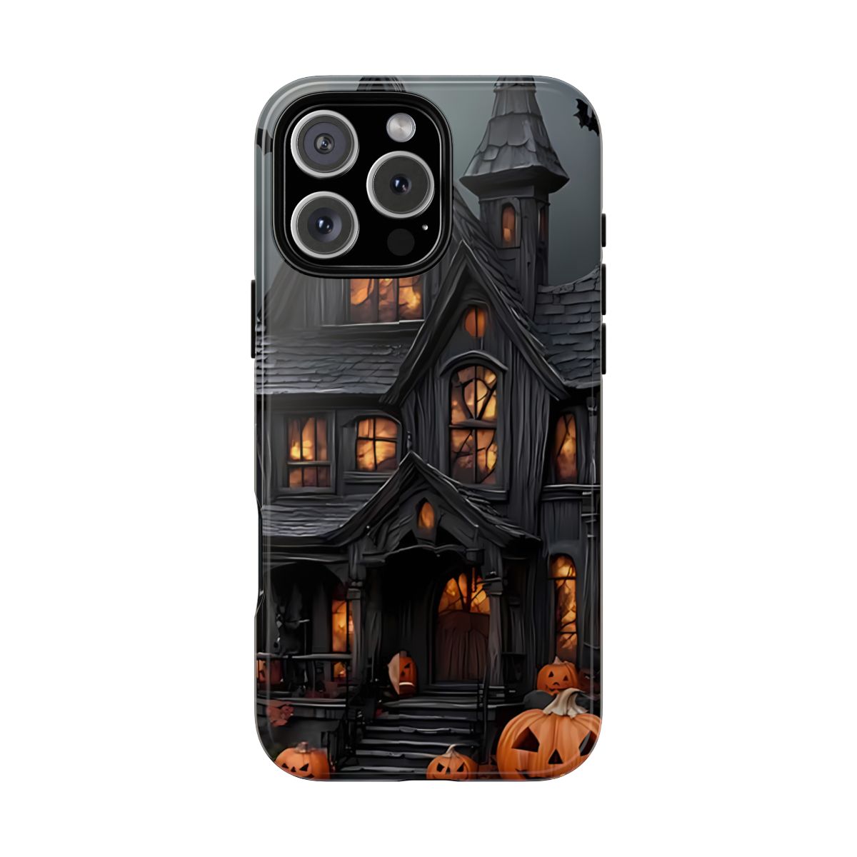 Haunted Mansion Halloween Phone Case, Spooky Gothic Phone Cover, Scary Ghost Phone