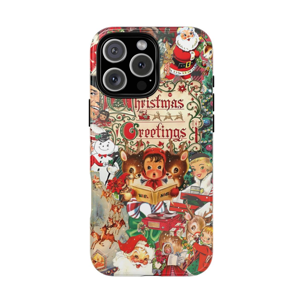 Christmas collage phone case, Xmas vintage Phone Case