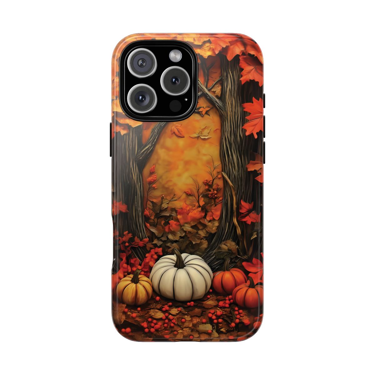 Autumn Pumpkin Halloween Thanksgiving Forest Phone Case