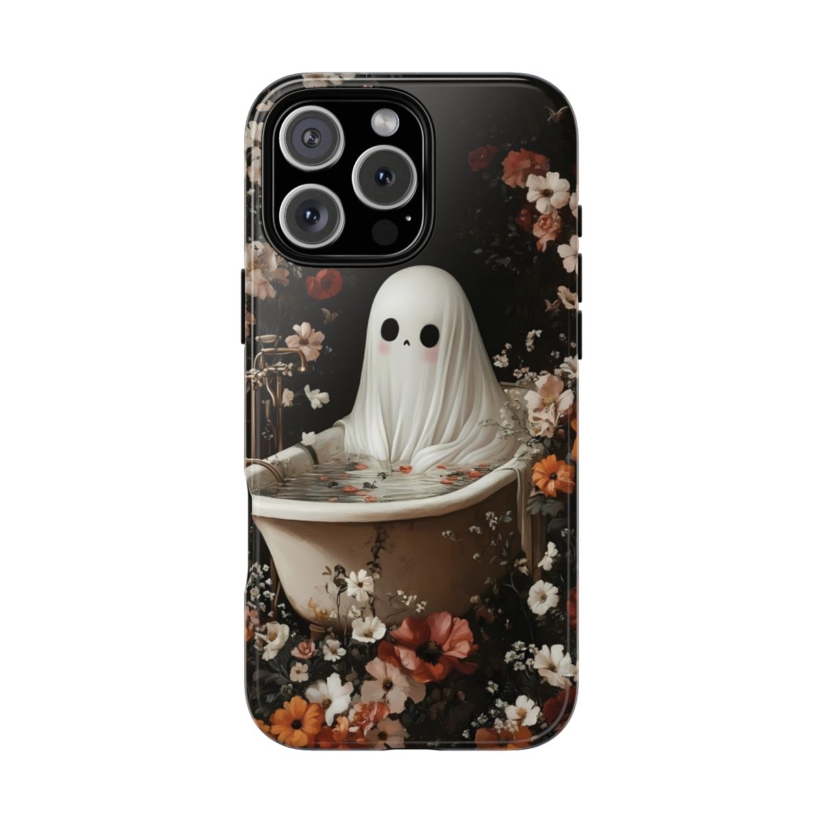 Halloween Phone Case Floral Ghost