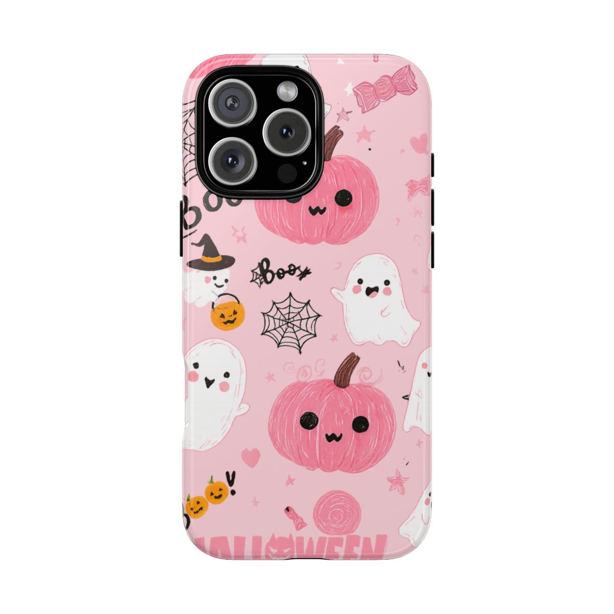 Cute Ghost and Pumpkin Phone Case