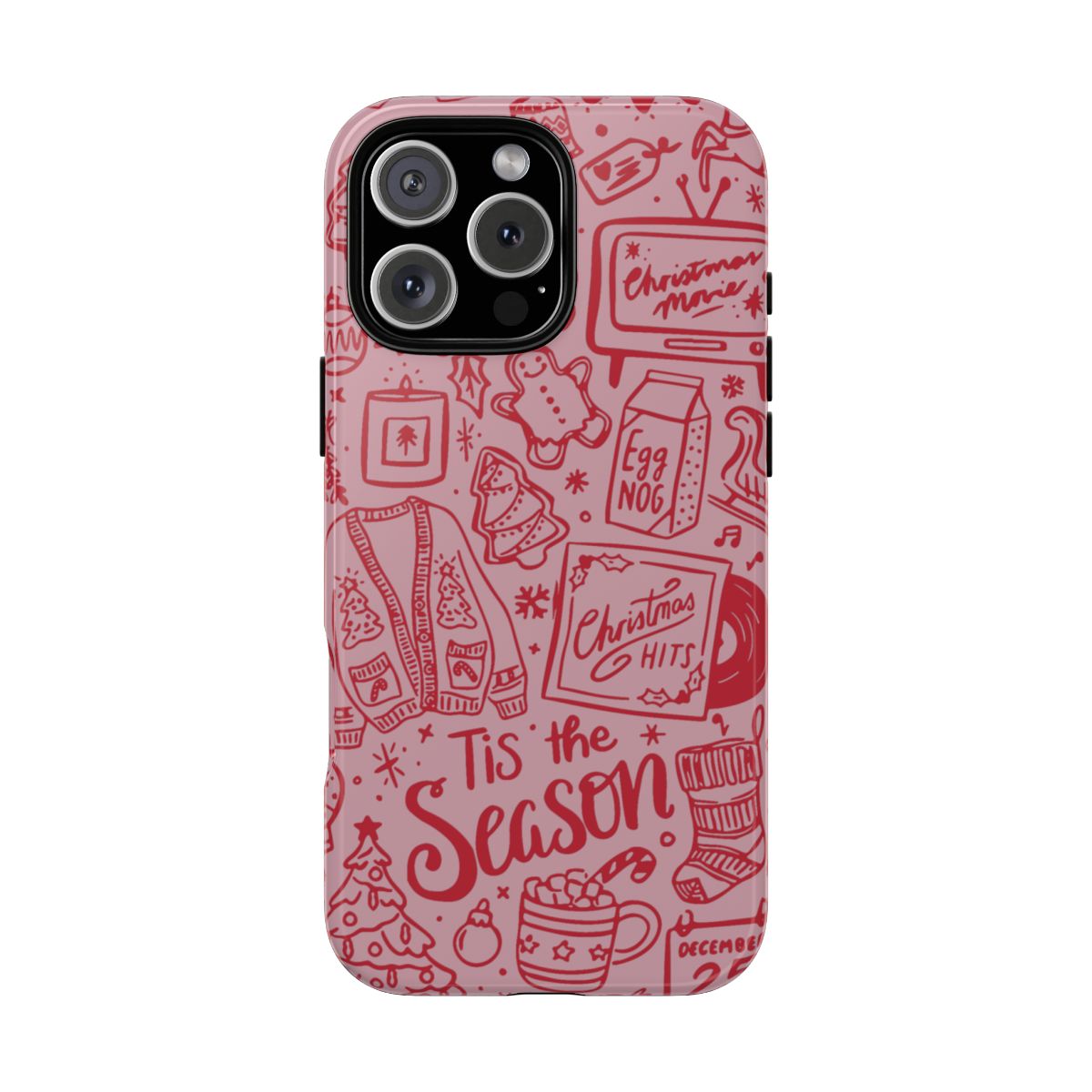 Pink Christmas Phone Case
