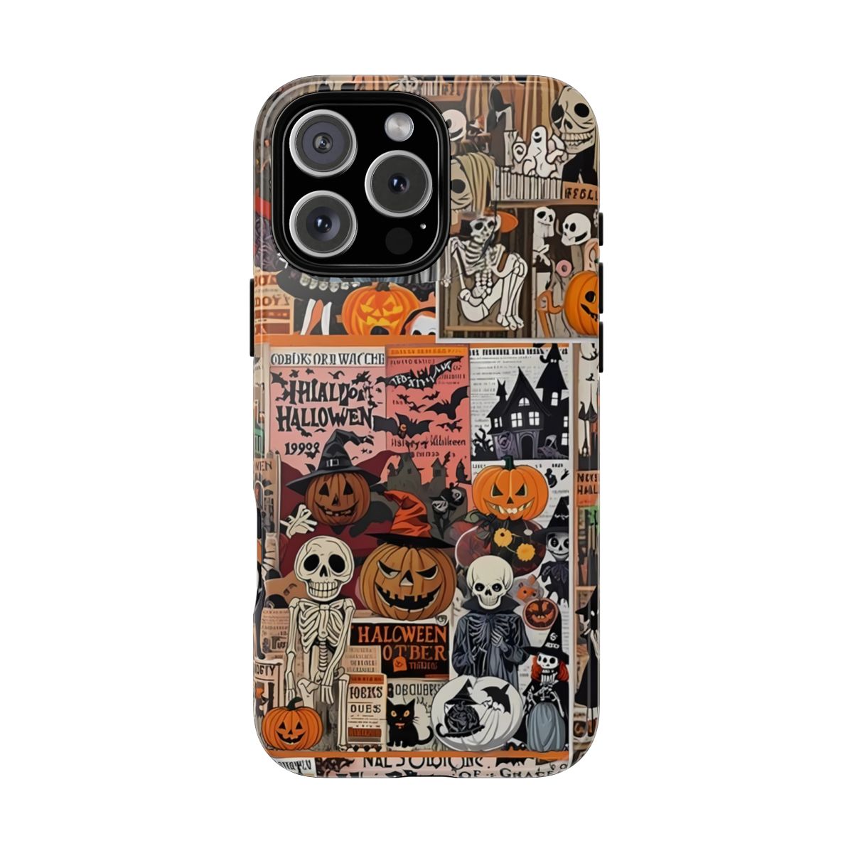 Retro Scary Halloween Phone Case Vintage