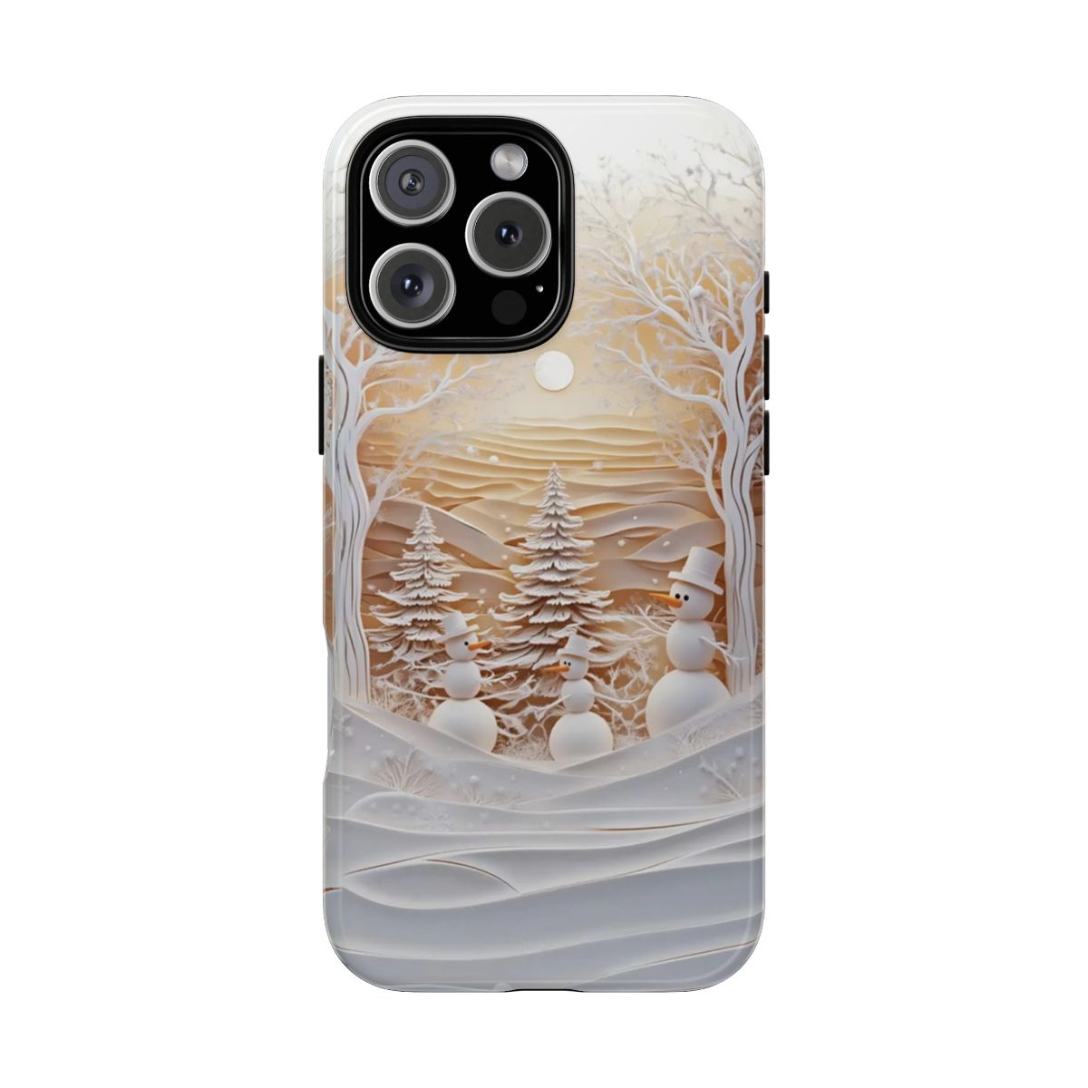 Christmas Winter Wonderland Snowman Phone Case