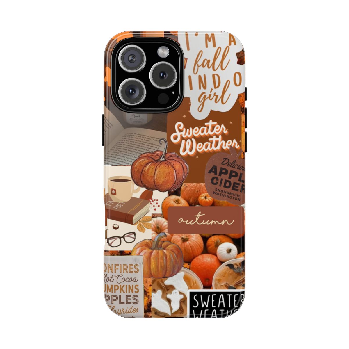 Cute Fall Pumpkins Collage Phone Case