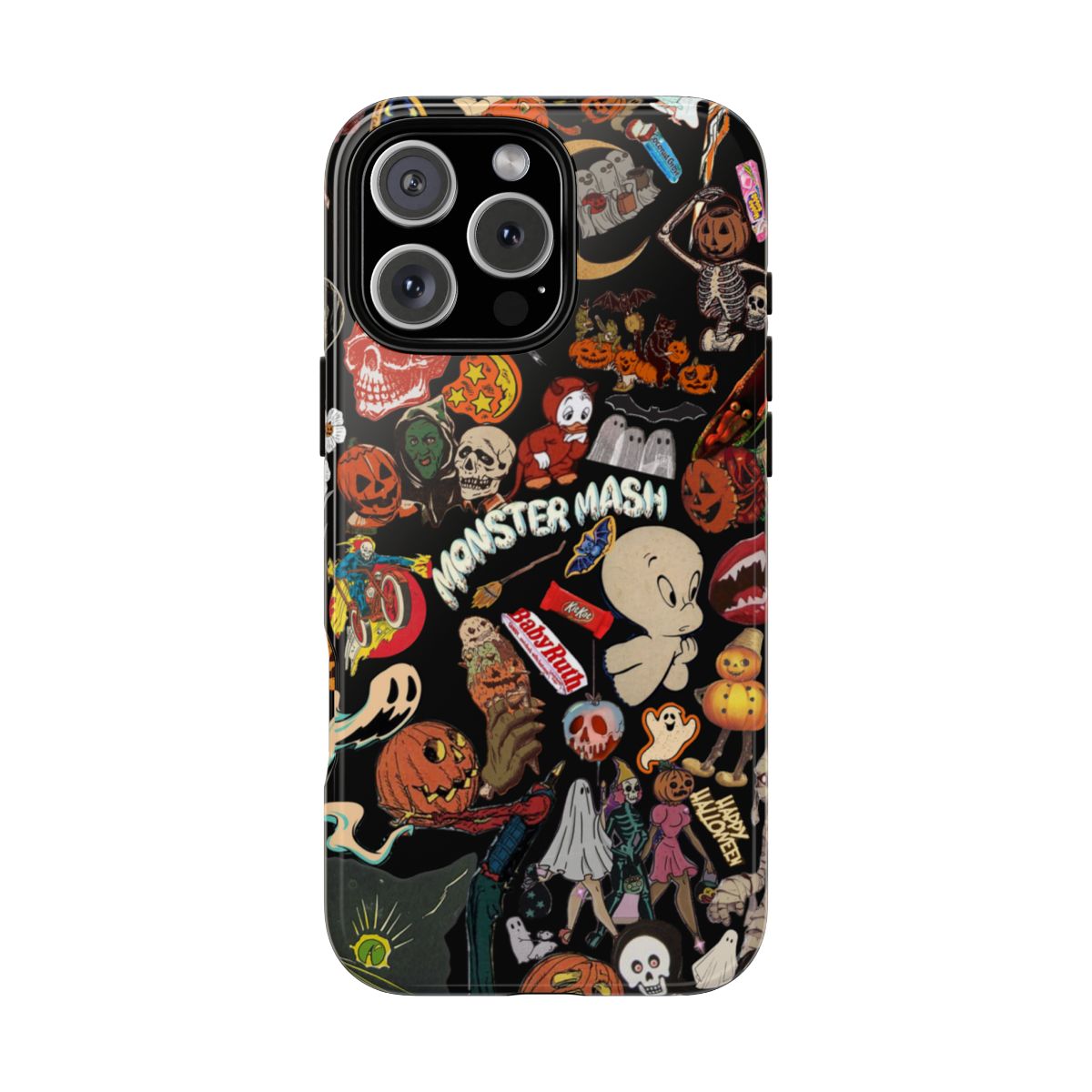 Vintage halloween phone case, Spooky retro collage Phone case