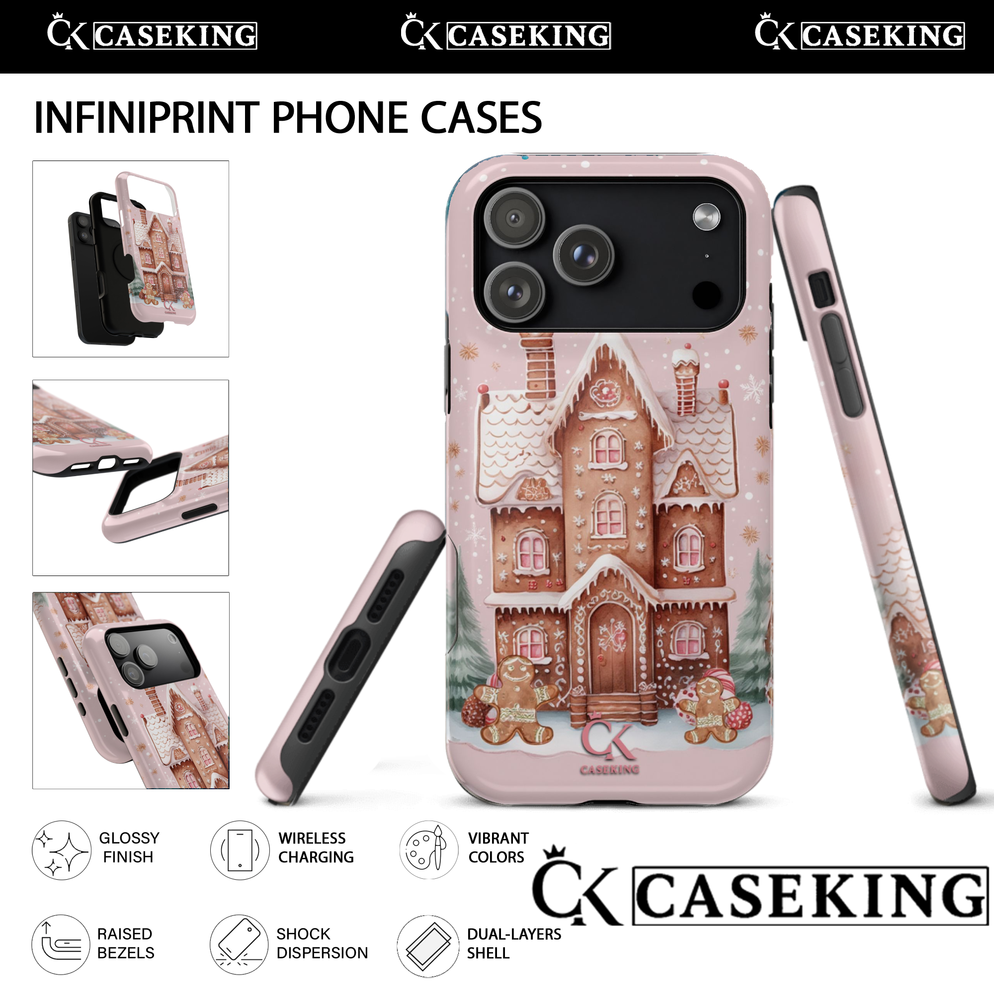 Red Plaid Snowflake Christmas Cozy Holiday