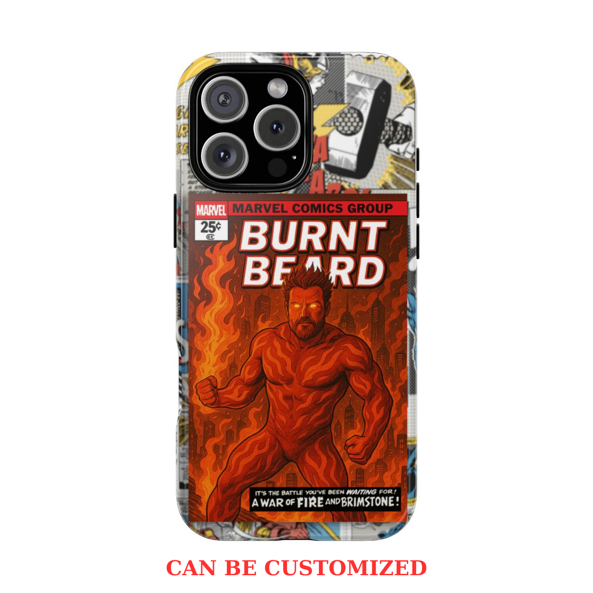 Personalized Comic Super Hero Phone Case