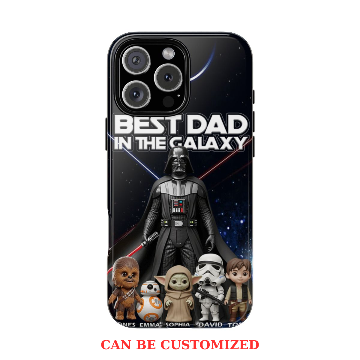 Best Dad In The Galaxy – Personalized The Force Star...