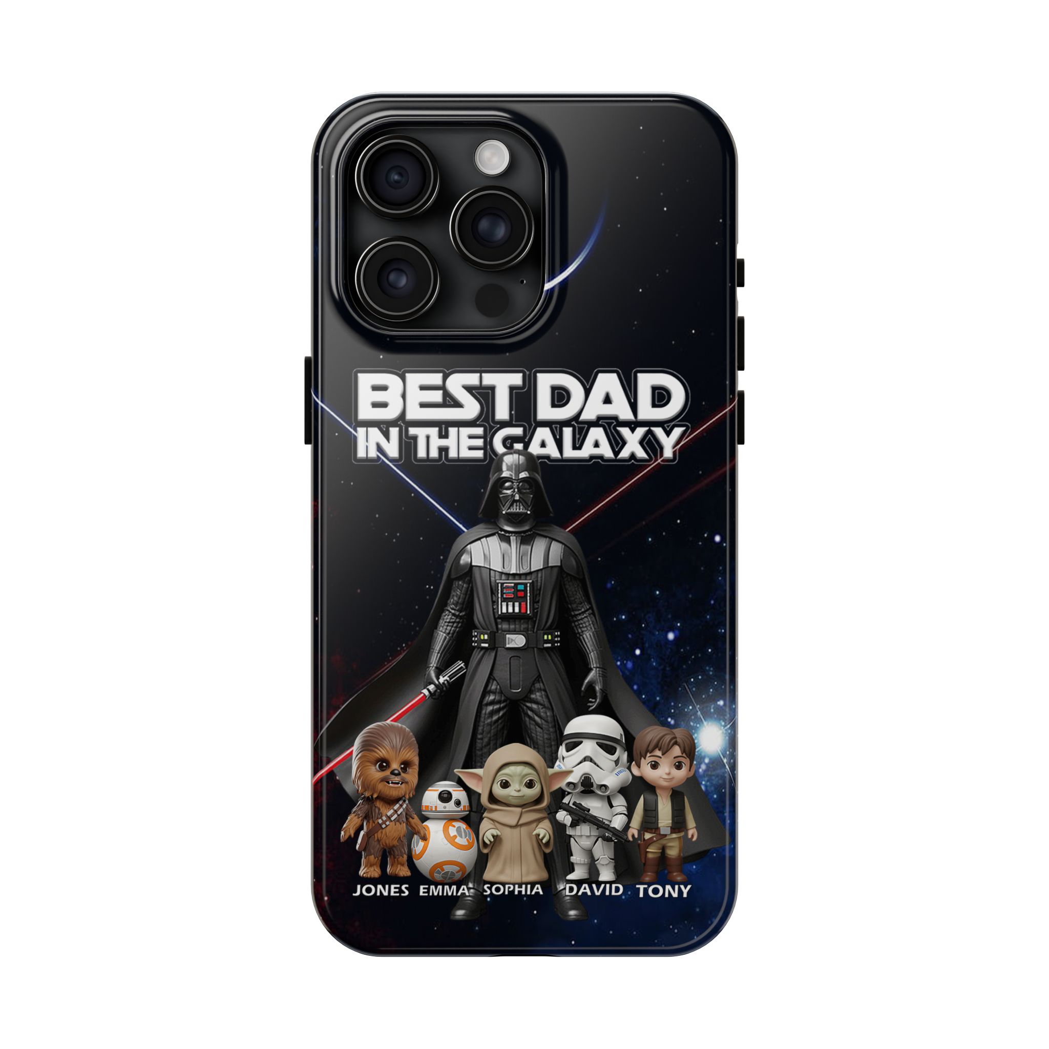 Best Dad In The Galaxy – Personalized The Force Star...